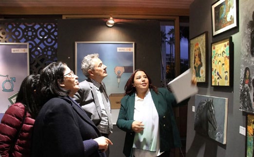 Coups de pinceau de justice : de jeunes artistes de Rabat affrontent la violence de genre · 13