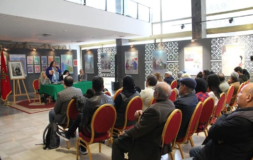 Coups de pinceau de justice : de jeunes artistes de Rabat affrontent la violence de genre · 5